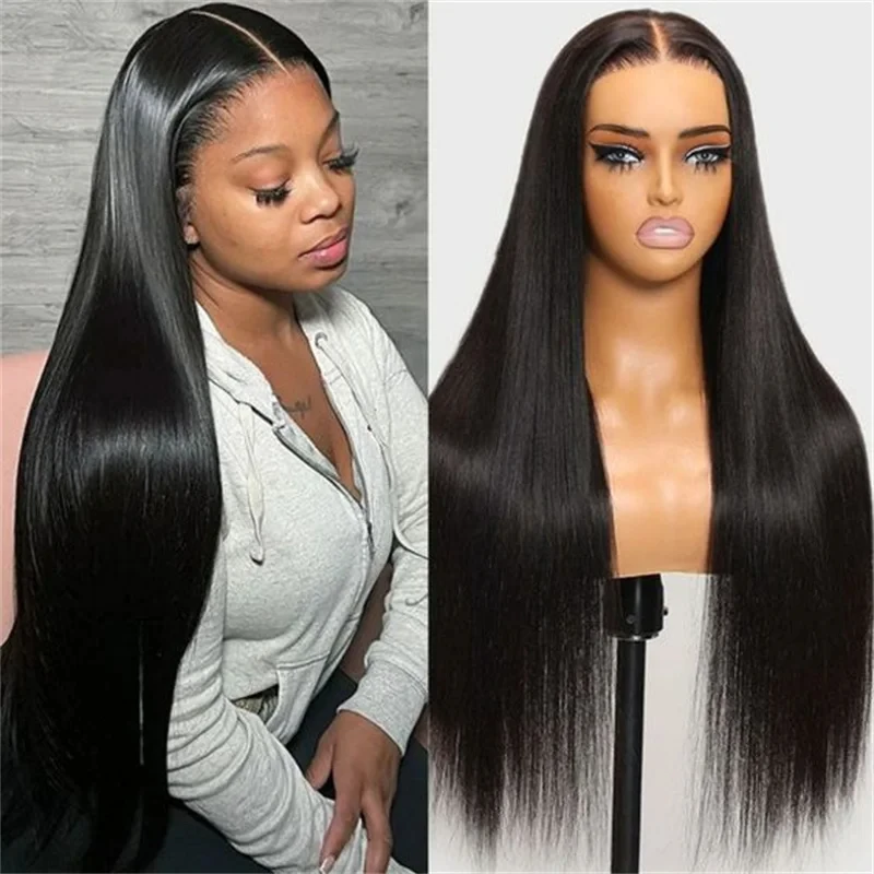 Human Hair Transparent 100% Lace Frontal Wig HD 13x6 13x4 Straight Wigs For Women Choice 30 40 Inch Brazilian Cheap Wigs