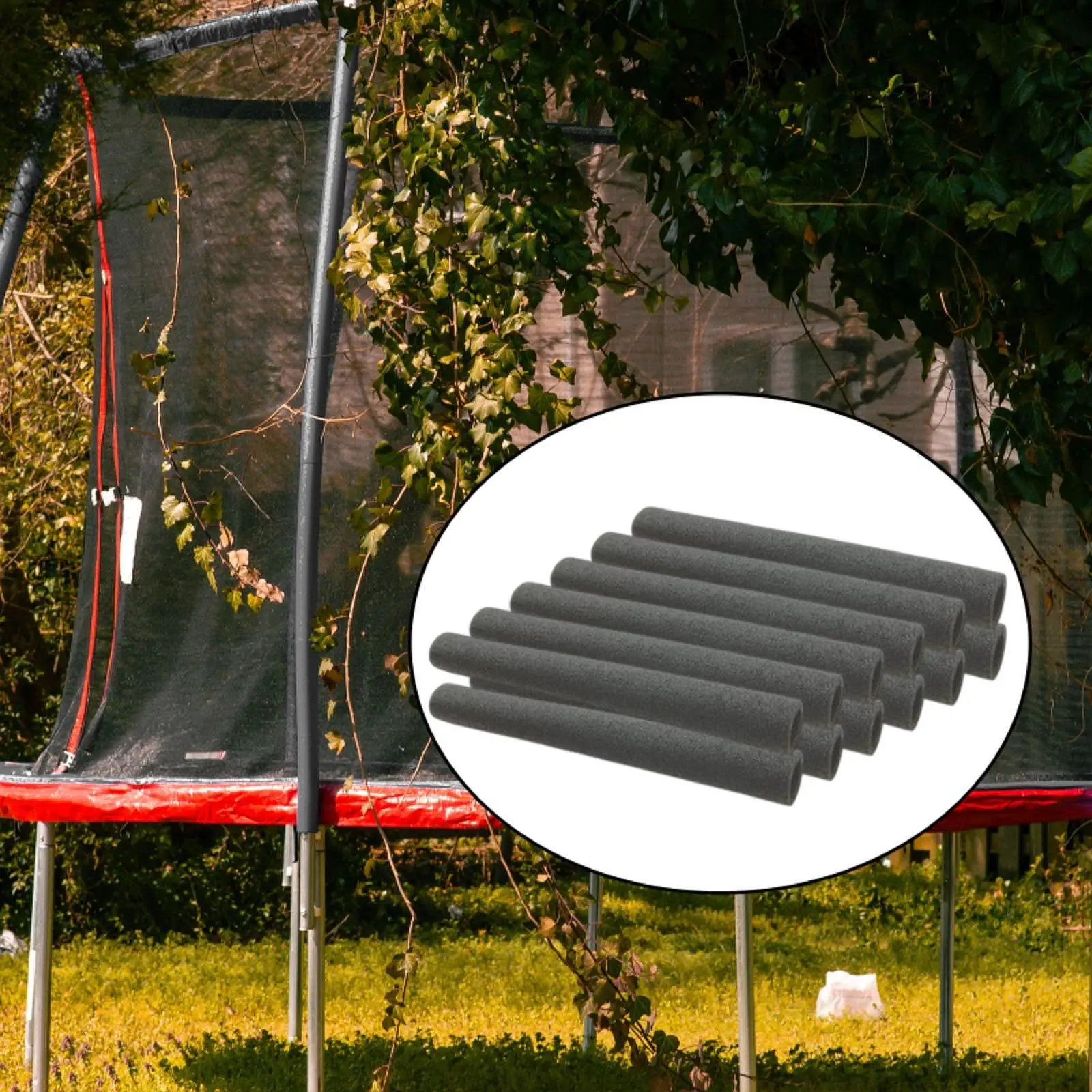 12Pcs 40cm Trampoline Pole Foam Sleeves Replacement Protective Cover Padding for Outdoor Children's Trampoline Accessories