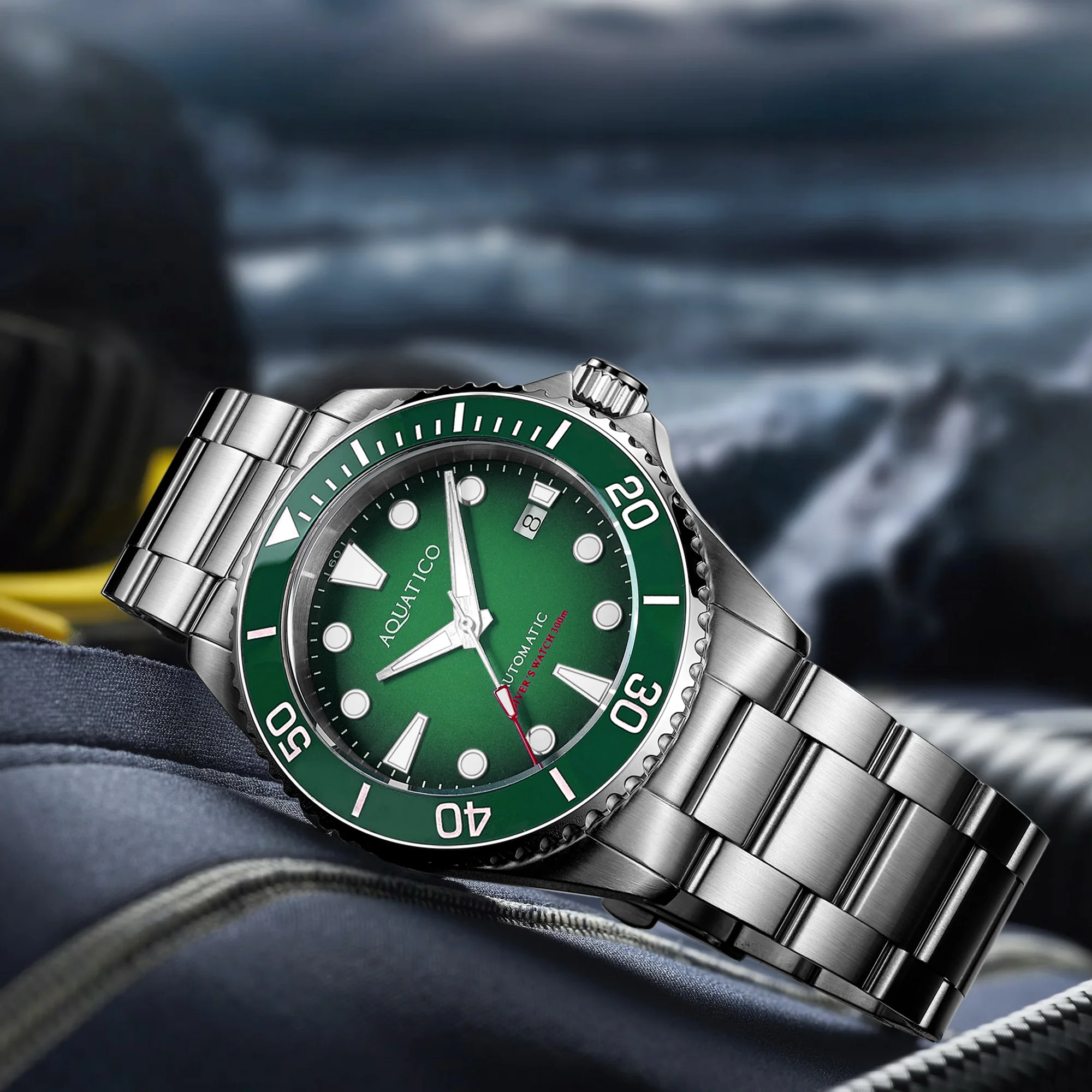 Ocean Star Divers Watch Green Dial (NH35)