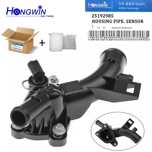 Termostato genuino No.25192985, salida de bomba de agua para Opel Astra J Adam Corsa D Meriva B A14XEL A14XER 1338022 55562048