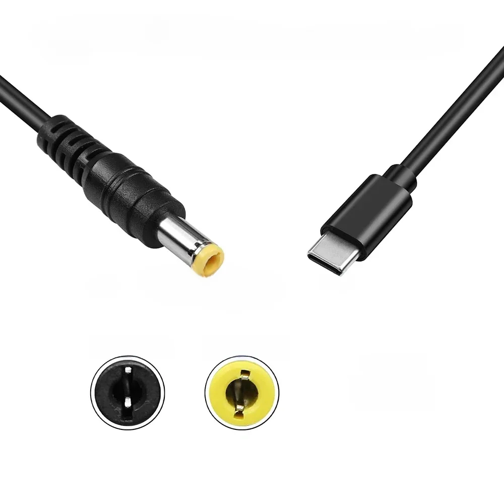 Ładowarka USB C PD Kabel typu C męski do DC5.5x2.1 5.5x2.5mm 9V 12V 15V 20V Przewód zasilający do routerów Głośnik Kamera CCTV LED — zdjęcie 2