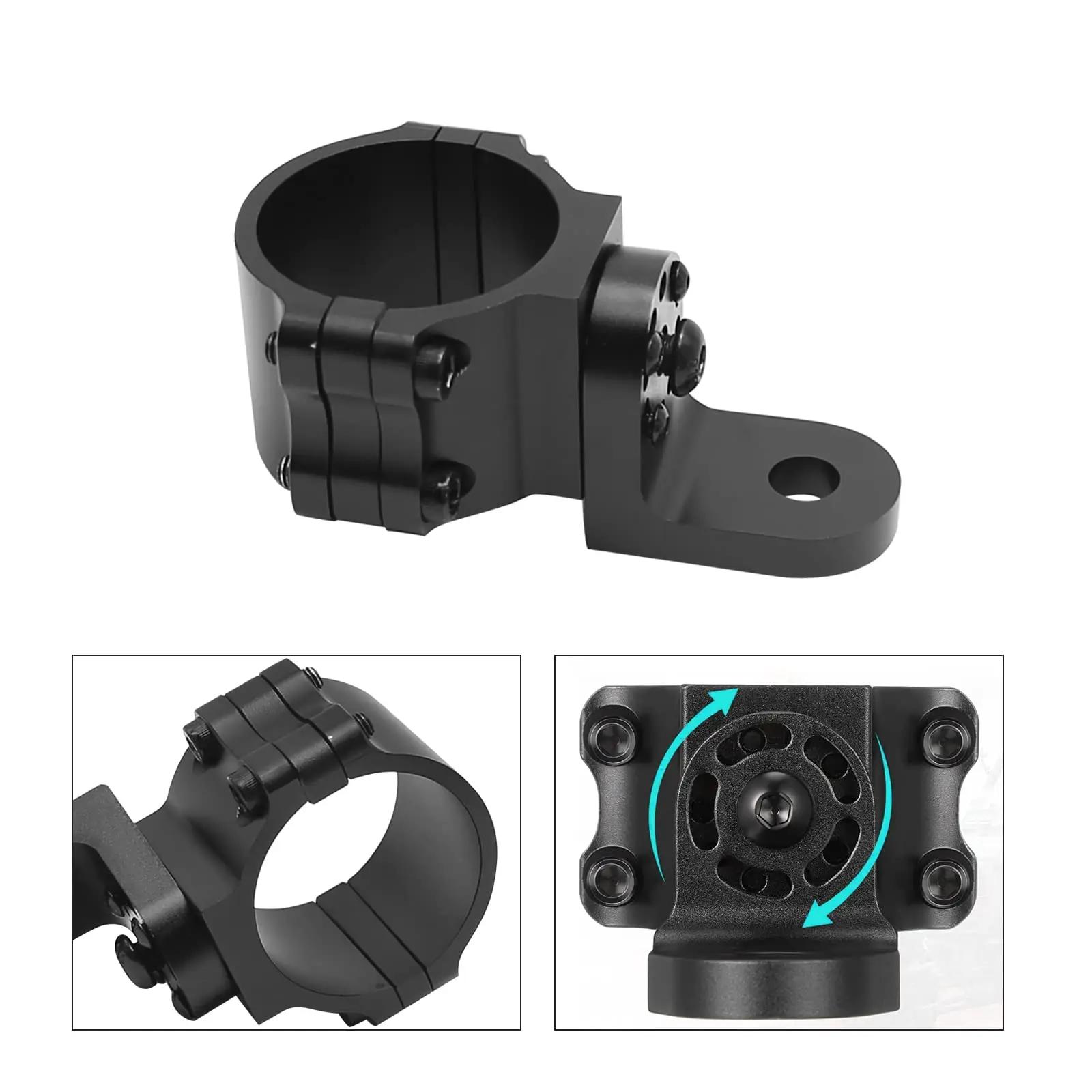 ATV UTV Flag Mount UTV LED Whip Light Mounts Led Antenna Brackets For 1.75"-2" ATV Roll Bar Cage RZR 900 1000 XP PRO Commander