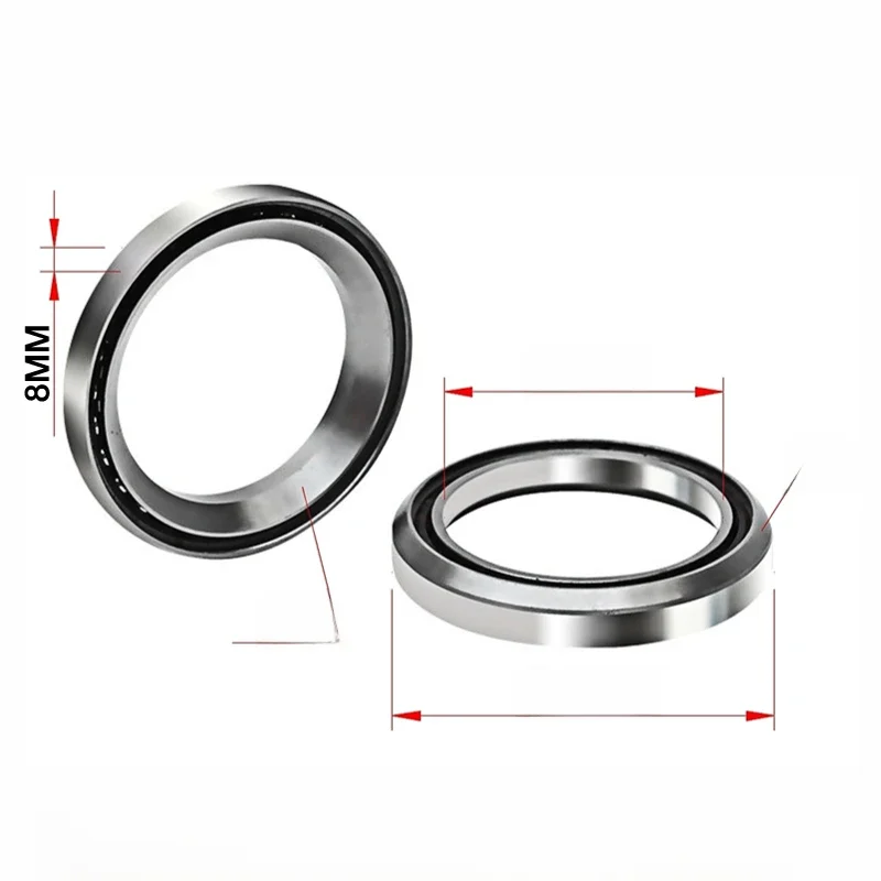 AliExpress 1PCS ACB518H8 40X51.8X8 45°x45° Bicycle Front Folding Bearing Center Shaft Bicycle Bowl Group Bearing Perin Repair Parts