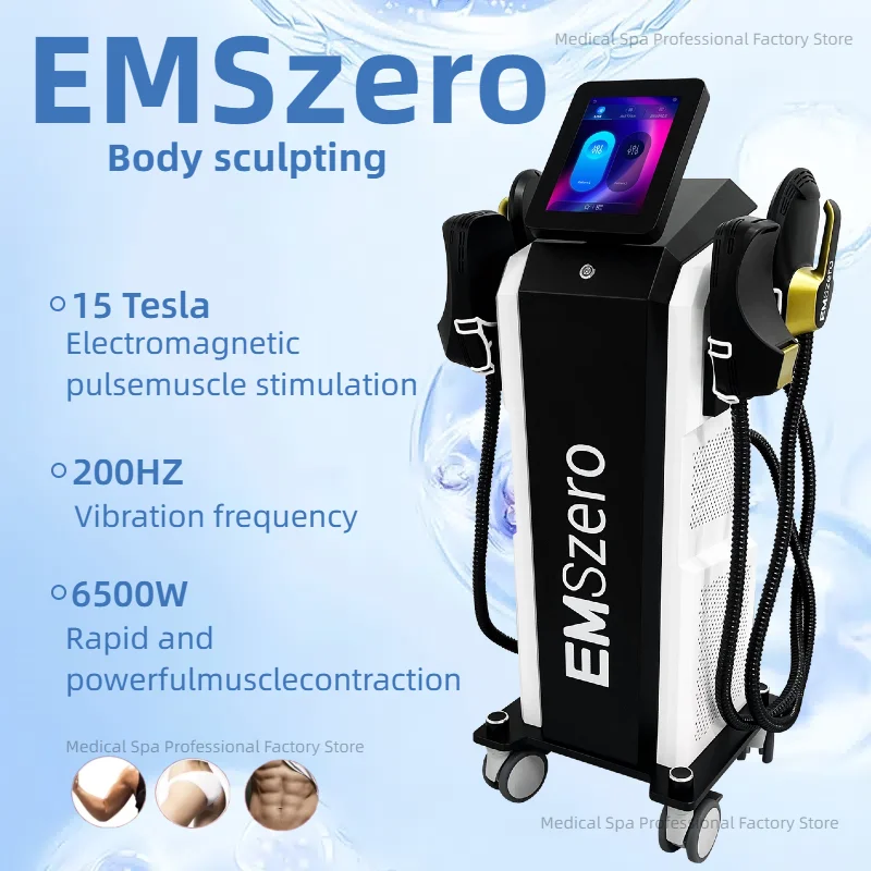 

EMSzero 15 Tesla 6500w NEO weight loss new star fat burning muscle EMS sculpture stimulation electromagnetic sculpture