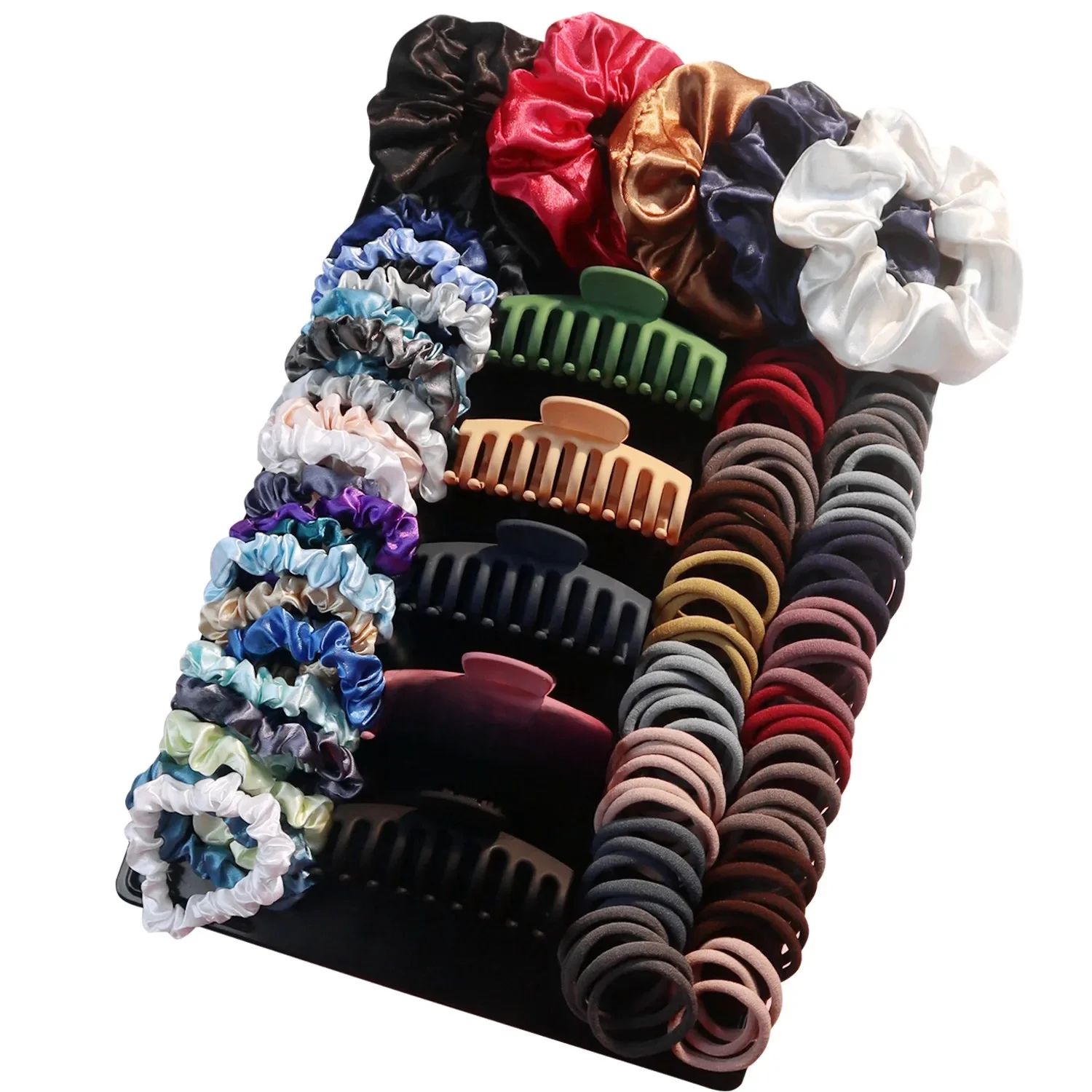 Nowe akcesoria do włosów dla kobiet Bezszwowe uchwyty na kucyk Różnorodne spinki do włosów Scrunchies Opaski do włosów Scrunchy na przyjęcie świąteczne — zdjęcie 2