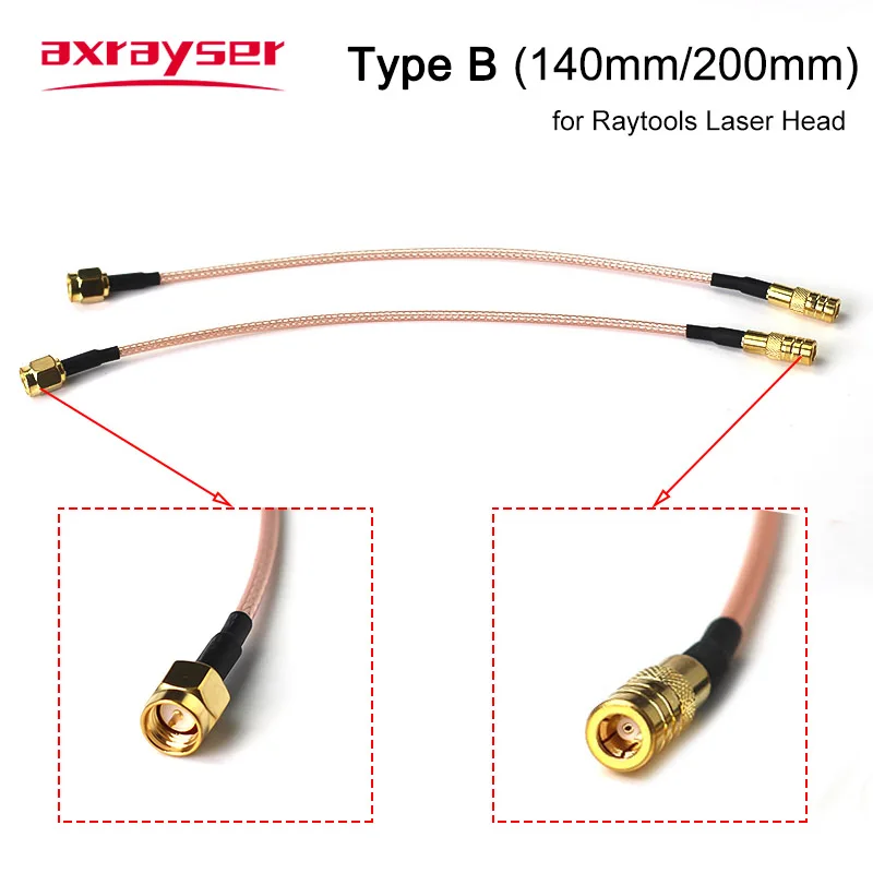 Laser Sensor Cable RF For Raytools Precitec WSX Hans HE Friendess Mazak NTC Fiber Lasermech SMA SMB TTW Transformer Copper Wire