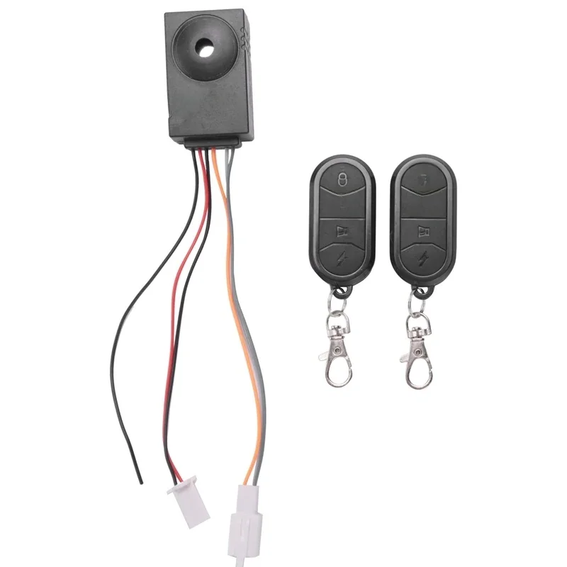 AliExpress Ebike Alarm System Dual Remote Control 36V 48V 60V 72V Alarm Accessories Universal Waterproof Electric Bike Replacement