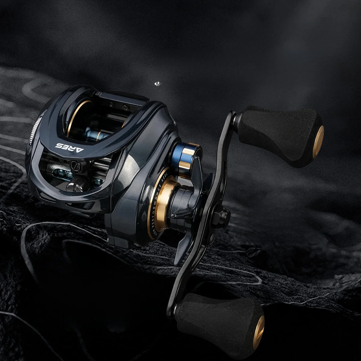 Baitcasting Kołowrotek metalowy korpus 15kg Max Drag 8 + 1 Łożyska aluminiowa rama Kołowrotek słodkowodnych słonowodnych — 2