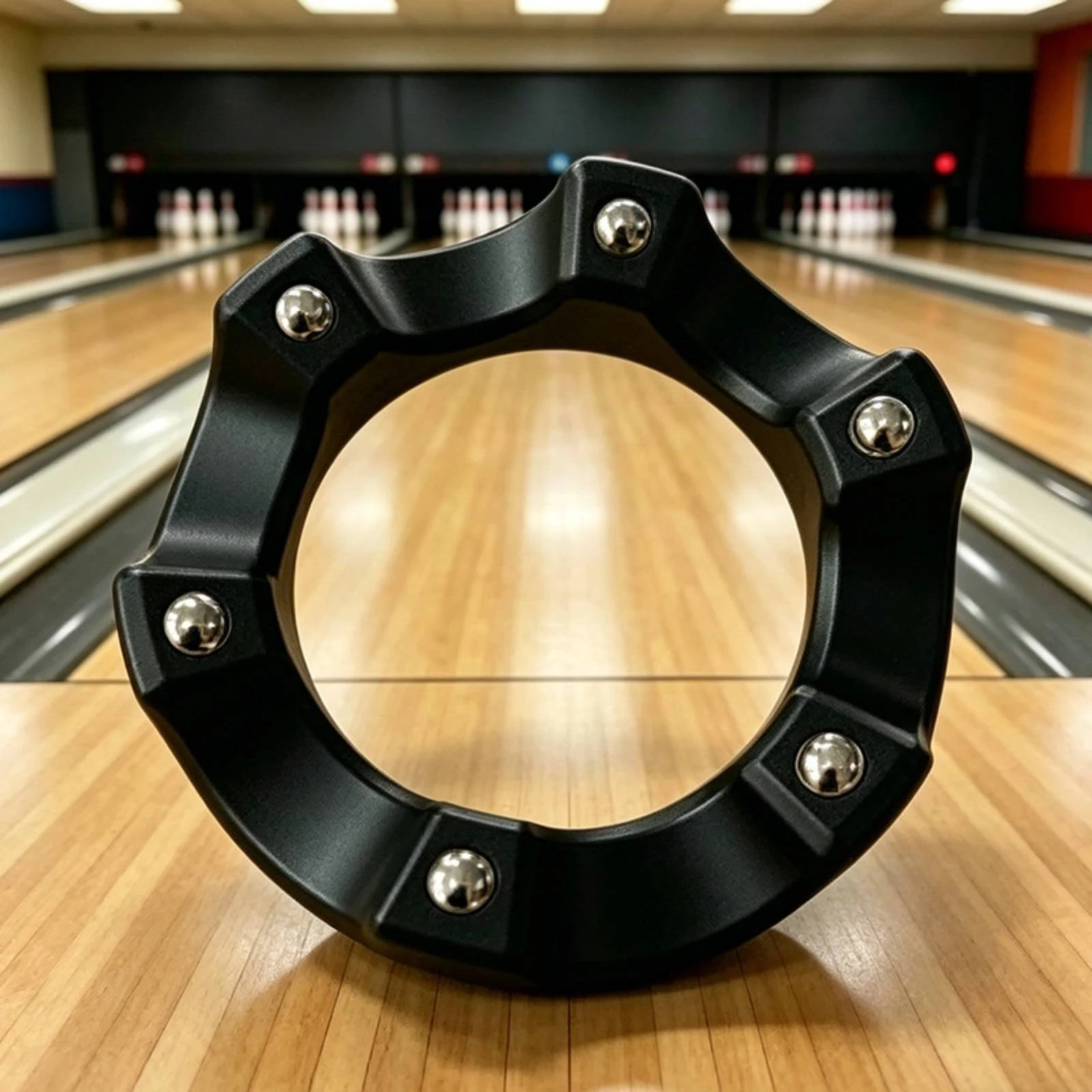 360 Degree Rotatable Bowling Ball Display Stand Sports Desktop Ornament For Bowling Fans Souvenir Home Table Decoration