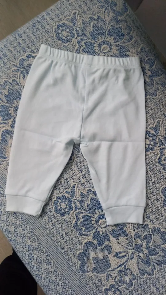 Honeyzone Baby Long Pants 3-12month Newborn Boy Girl Solid Color Striped Leggings Clothes Toddler Unisex Trousers Los Pantalones photo review