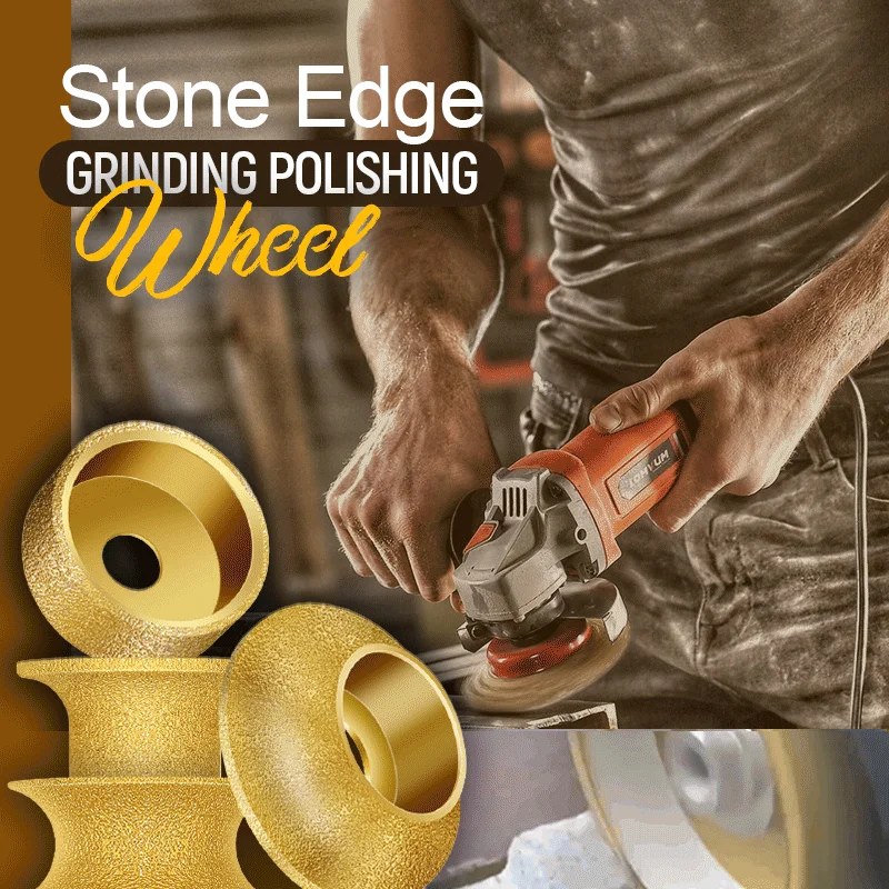 Stone Edge Grinding Polishing Wheel Electric Hand Drill Angle Grinder Diamond Brazing Brush Wheel For Granite Marble Ceramics