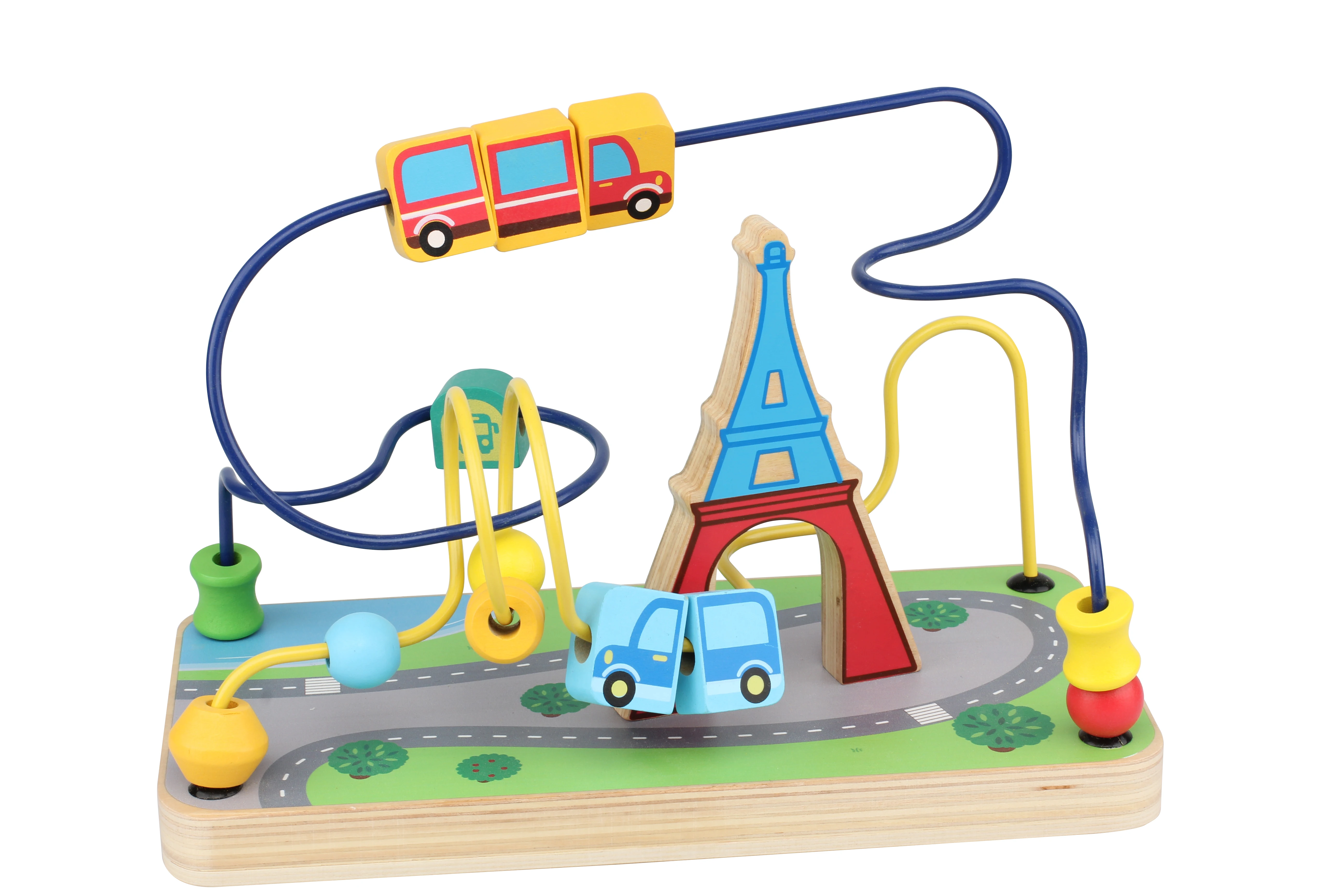 Maze: Eiffel Tower wooden toys for babies