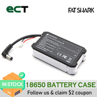 Fatshark 7.4V 18650 Headset Li-ion Cell Battery Case For FPV Goggles Dominator FSV1814 FAT SHARK HD2/HD3 Drone RC FPV Parts