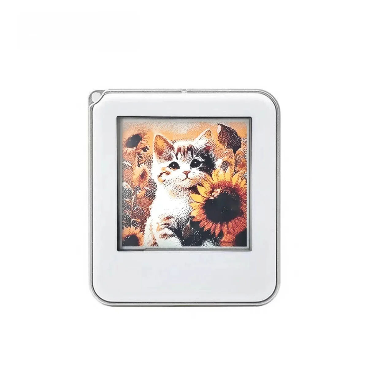 4-kolorowy znacznik NFC E-Ink 1,54 cala Aplikacja Android Wyświetlacz E-Paper HD 200x200, obudowa ABS i otwory w rogach do breloków/torby — zdjęcie produktu 7