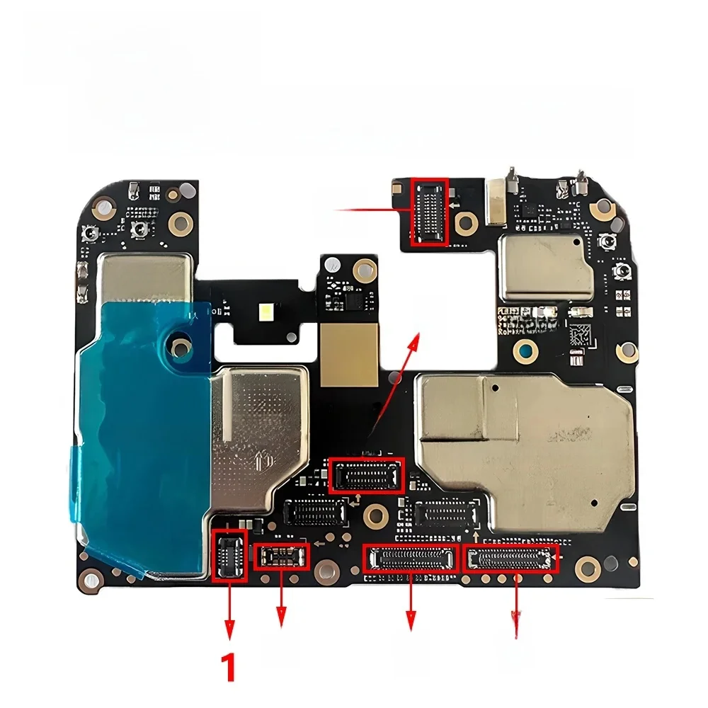 2 szt. Złącze FPC ekranu LCD do Xiaomi POCO X3 / X3 pro Ładowarka USB Wtyczka kontaktowa ładowania Złącze akumulatora — zdjęcie 2