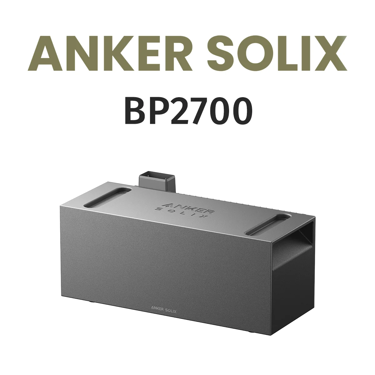 Anker SOLIX BP2700 Expansion Battery Storage Battery Battery 2700Wh Battery Pack for Anker Solix Solarbank 3 E2700 Pro 0% VAT.
