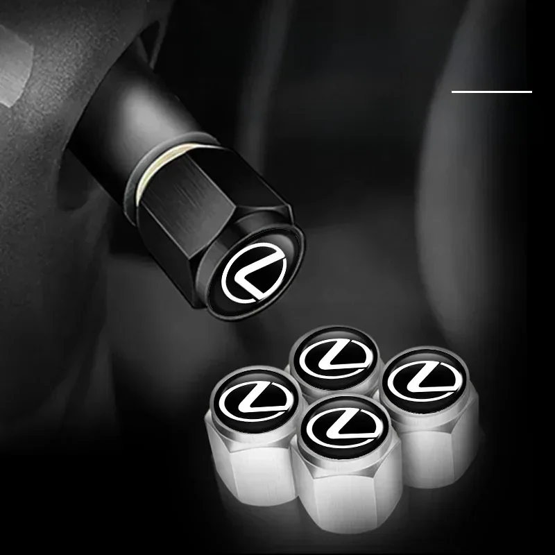 Bouchons de tige de Valve de pneu de roue de voiture, 5 pièces, décor anti-poussière pour Lexus CT200h ES250 ES300h NX300h RX350 IS250 IS200 GS300