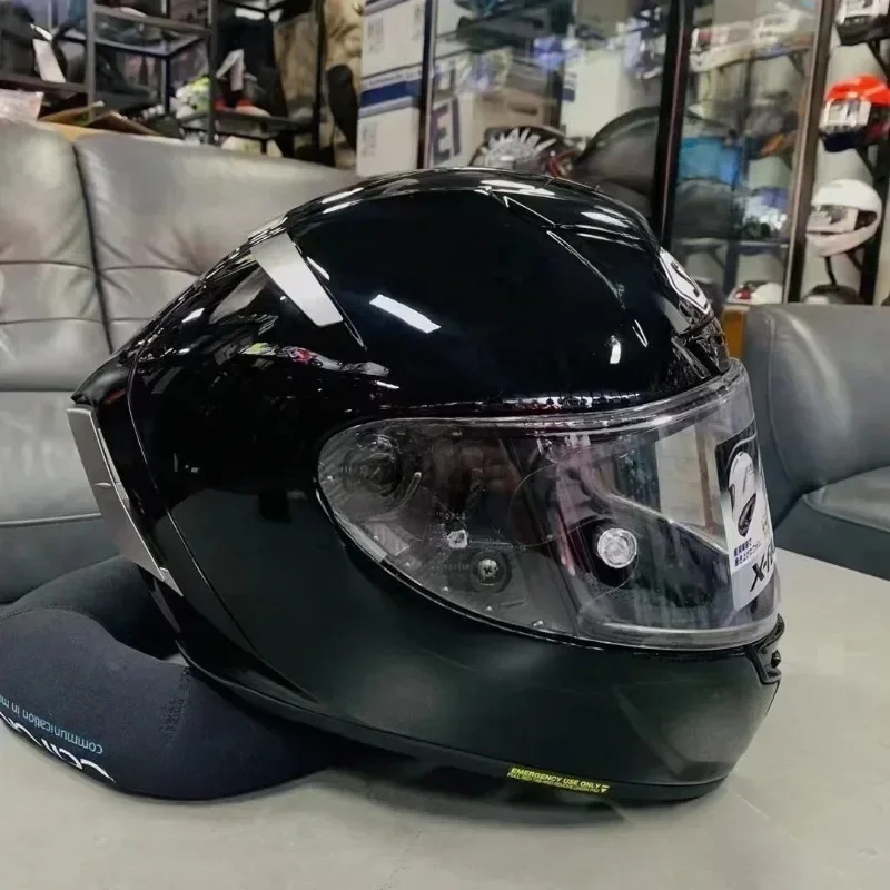 AliExpress X-14 Helmet Glossy Black X-Fourteen X-Spirit III Full Face Helmet Sports Bike Racing Motorcycle Helmet
