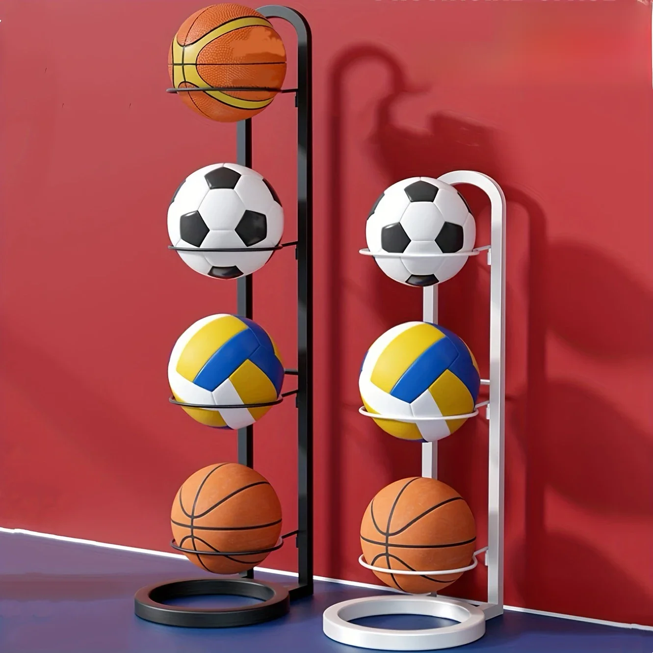 Support de rangement de basket-ball pour enfants d'intérieur, panier de rangement de Football, support de volley-ball de maternelle, espace de support