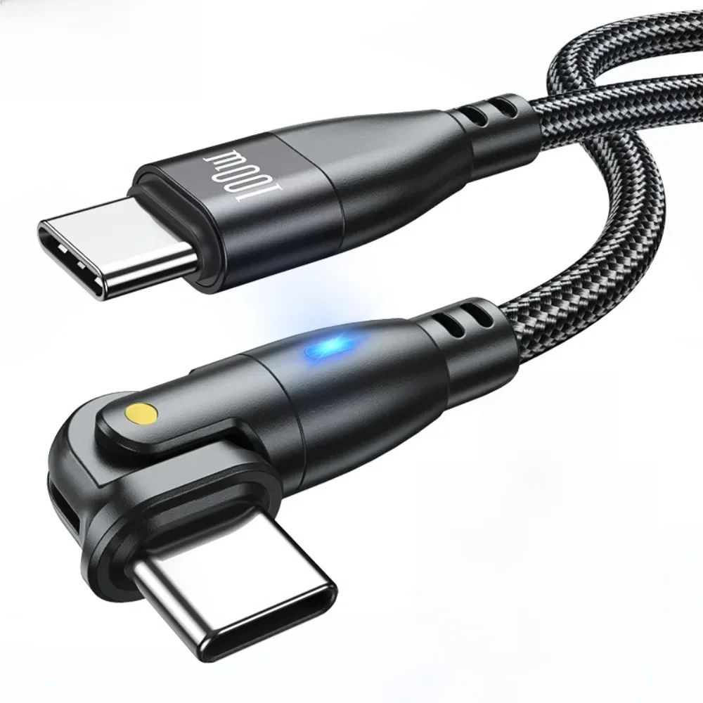 AUFU 5A USB Typ C auf USB C Kabel für iPhone 15 Realme Samsung S23 100 W PD Schnellladekabel für