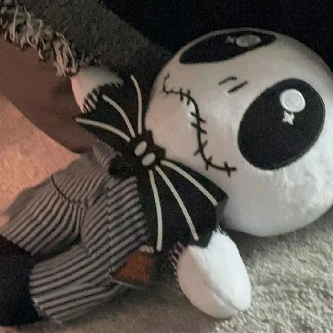 MINISO 25 سنتيمتر جاك سكيلينجتون ألعاب من القطيفة دمية الجمجمة جيك أفخم محشوة لعب للأطفال هدايا الاطفال #6