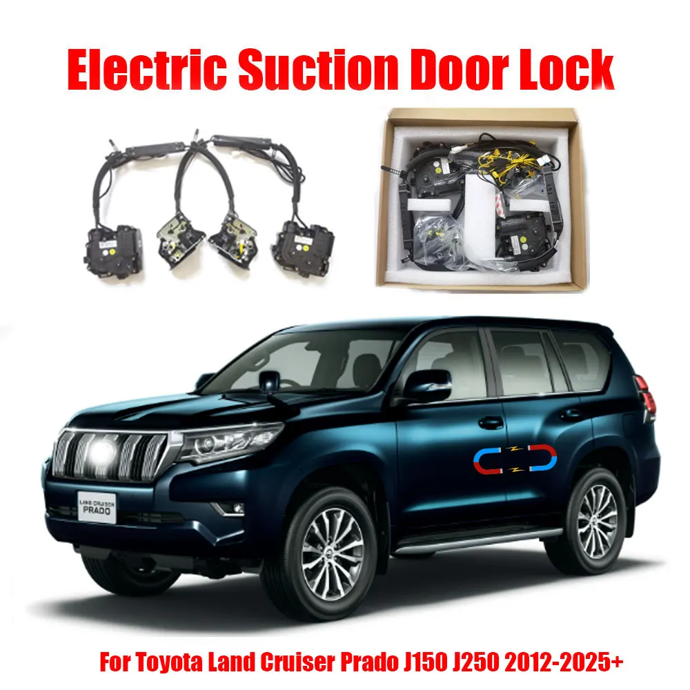 

For Toyota Land Cruiser Prado J150 J250 2009-2025+ Car Electric Suction Door Power-assisted Closing Door Soft-close Function