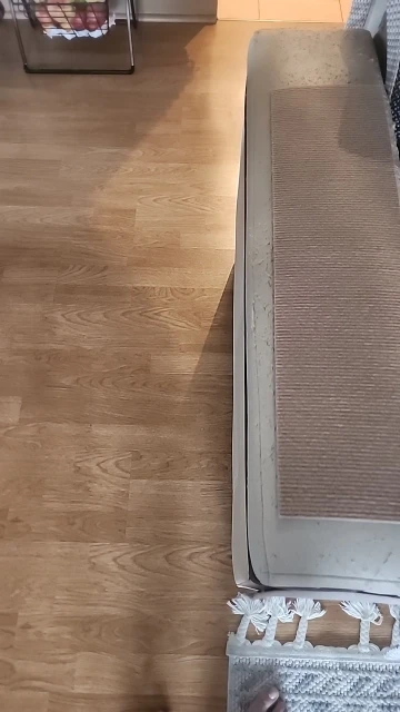 Customer review photo for Self-Adhesive Cat Scratch Furniture Protector