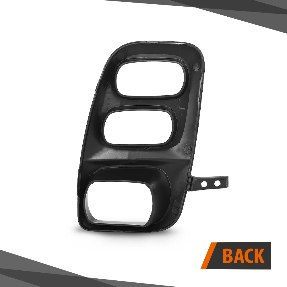 Crossdesign Front Bumper Fog Light Cover Lamp Frame Left Side for Honda Odyssey 2021-2024 Pp 71107Thra60, Ho1038162 Black