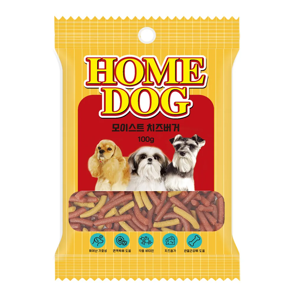 Home dog dog snack Moist burger 30g cheeseburger