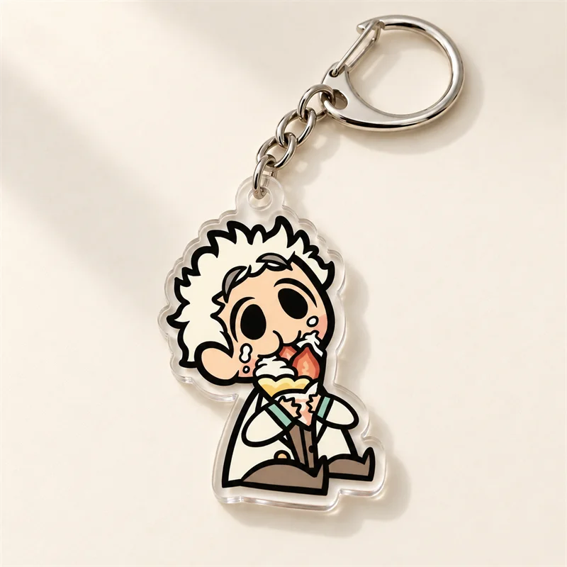 Good Omens CHIBI Keychains, Aziraphale & Crowley