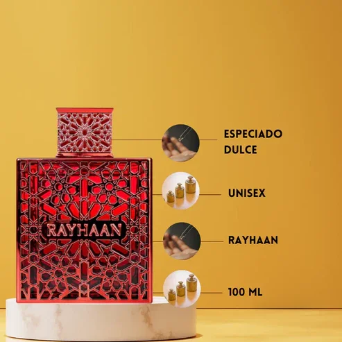 Rayhaan Elixir Eau de Parfum Spray للجنسين، 3.4 أونزاس