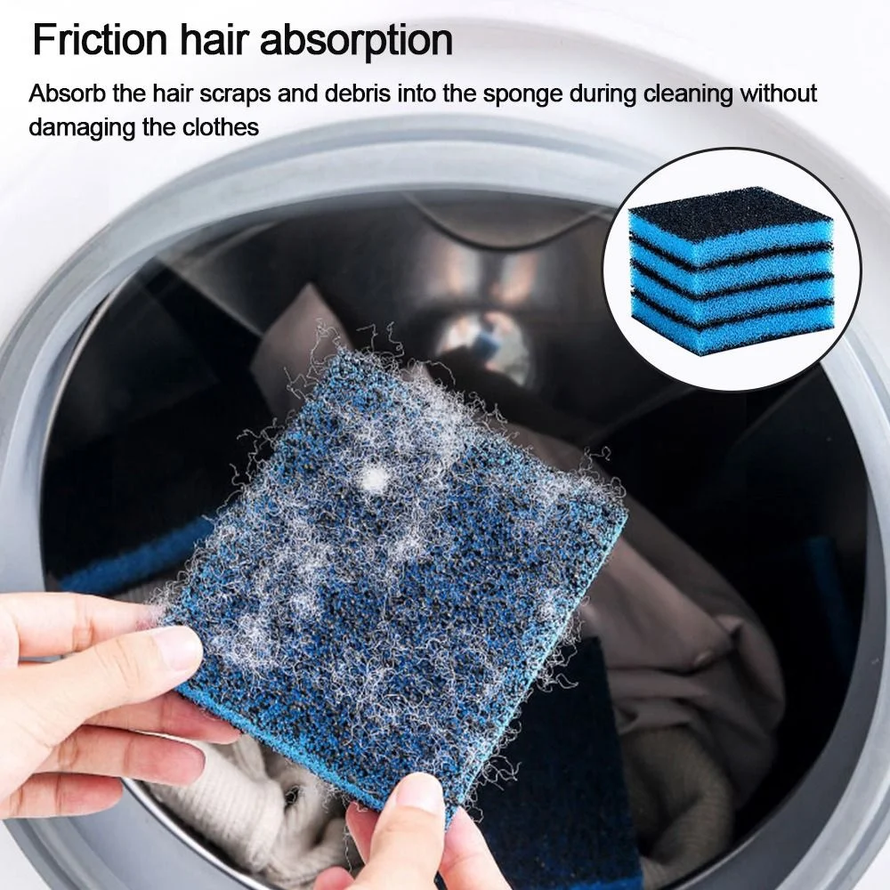 4/8pcs Cat Hair Remover Washing Machine Lint Catcher Clothes Clean Simple Hair Removal Washing Machine Accessories