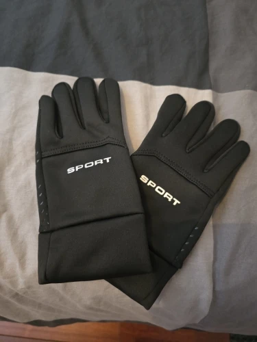 Winter Outdoor Sports Ski Gloves Windproof Water-Repellent Fleece Cold-Proof Cycling Touchscreen Non-Slip Motorcycle Gloves photo review