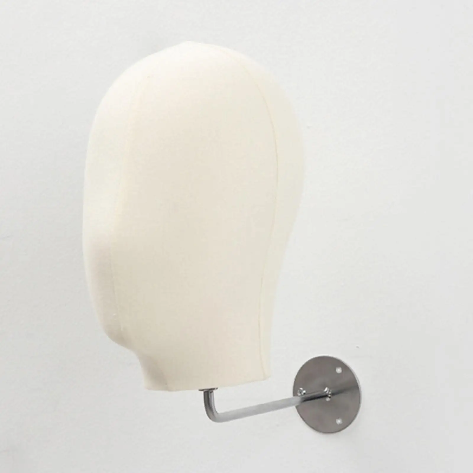 Hanging Wig Stand Wall Mounted Mannequin Head Cap Hat Holder Hanging Wig Display Stand for Headphone Cap Headband Glasses Shop