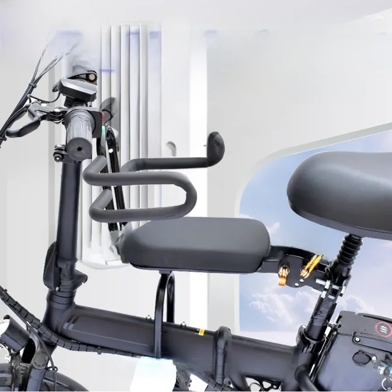 AliExpress NONE Folding bicycle children's seat mountain Bike front folding baby chair 자전거 좌석