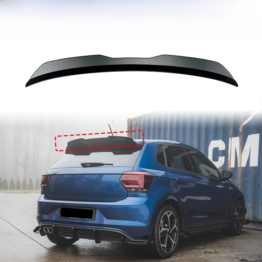 Dakspoiler Vleugel Voor Volkswagen VW Polo AW GTI R-Lijn 2018 2019 2020 2021 2022 2023 2024 auto Achterlichten Vleugel Decoratie - afbeelding 2
