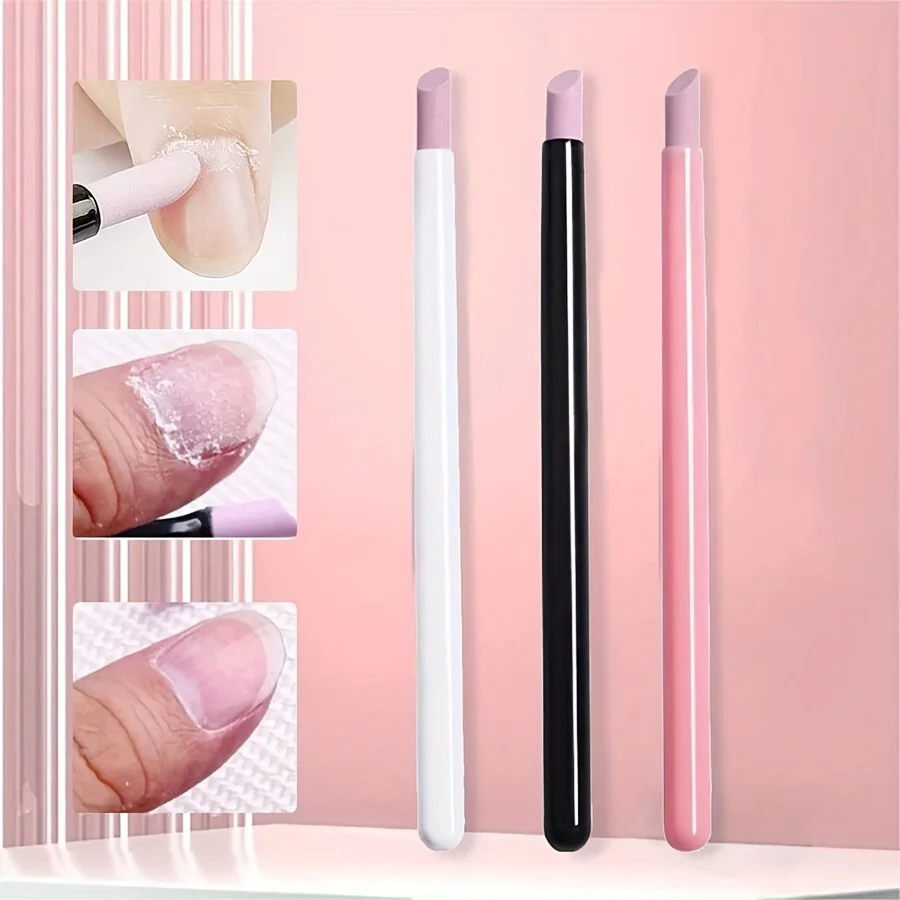 Peeling-Stick Nagelkante Peeling-Werkzeug Nagelschleifwerkzeug Gravurstift Schleifstein Stift
