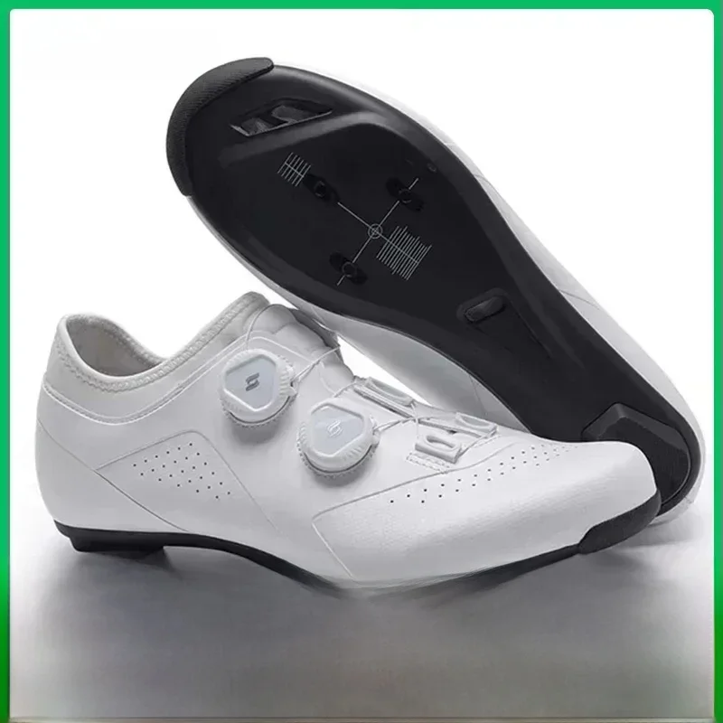 AliExpress NONE WILDTO Cycling Shoes Mens Road Bike Shoes Flat Speed New Hardness9 Glass Fiber Professional Cycling Sneakers SPD Cleats Footwear
