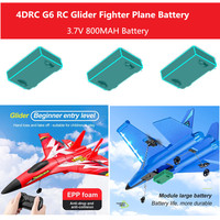 4DRC G6 Remote Control Plane Spare Parts 3.7V 800mAh Battery/propeller/USB charger/remote control/LED Light G6 Glider Battery