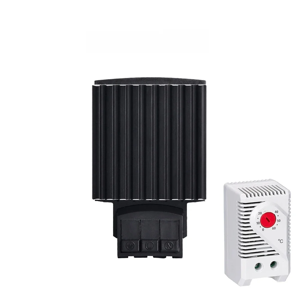 HG140 15W 30W 45W 60W 75W 100W 150W Szafka przemysłowa 35mm Termowentylator na szynę Din PTC Sermiconductor Termostat z NC KTO — zdjęcie 2