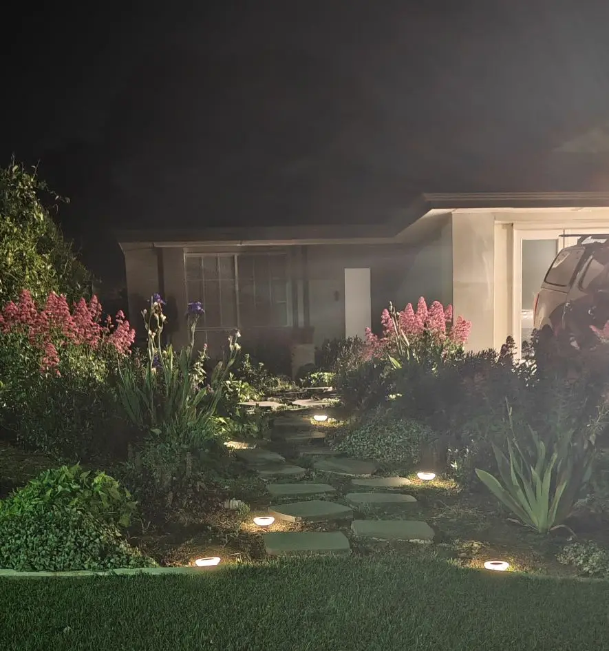 1/4Pack Solar Ground Lights,14LED Waterproof Outdoor Landscape Light, LED Lawn Lamp, for Garden Pathway Yard Deck Camping Decor photo review