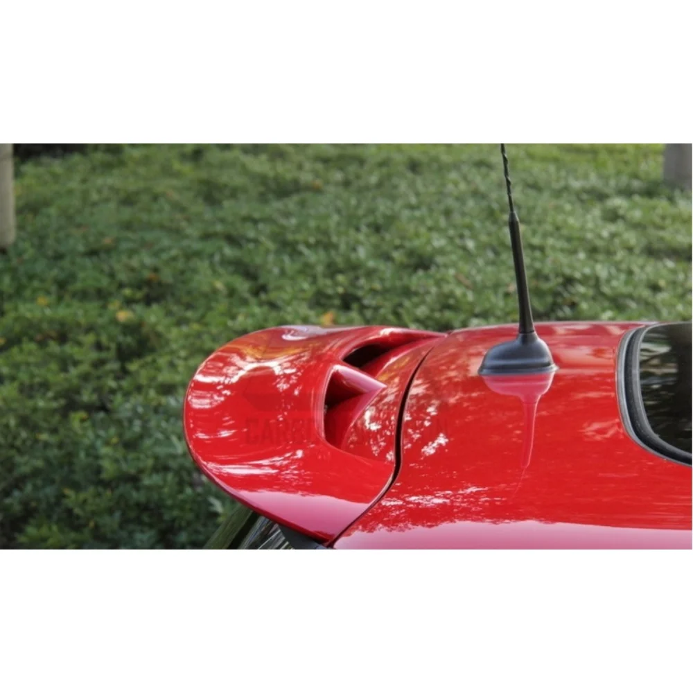 For Mini Cooper R56 Glass Top Spoiler Fiber Material Rear Roof Spoiler Wing Trunk Lip Car Styling Fully Compatible Tuning Parts