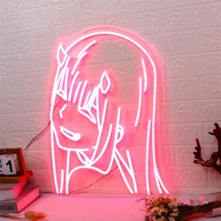 Custom Kawakami Anime Neon Sign, Neon Sign Wall Decor, Neon Sign Anime Girl Sign, Japanese Anime Sign, Game Room Anime Sign