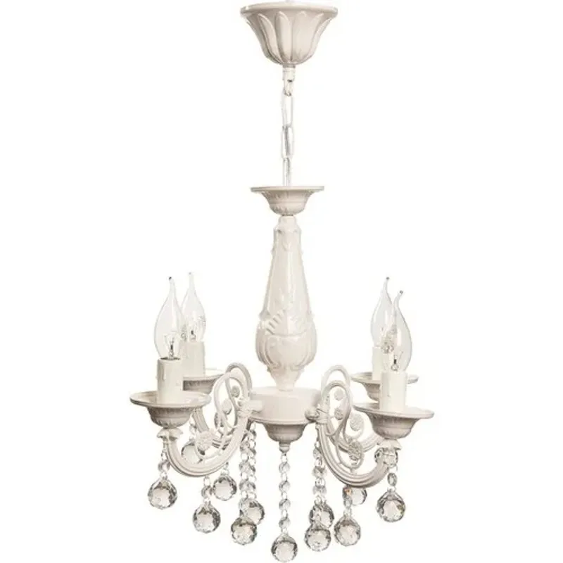 Laurel 4-Lü Cast Stone Chandelier