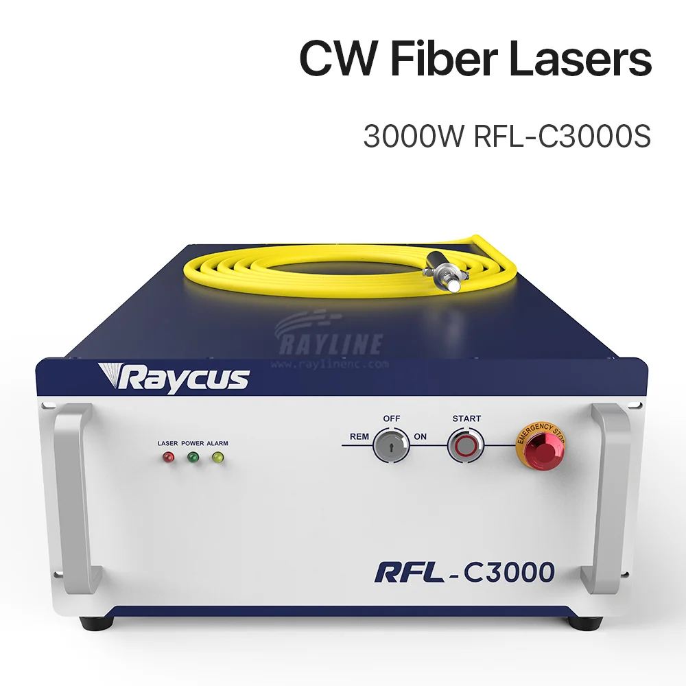 Brand 1500W 2000W 3000W Raycus Fiber Laser Source Pulse Generator For Fiber Cutting Machine