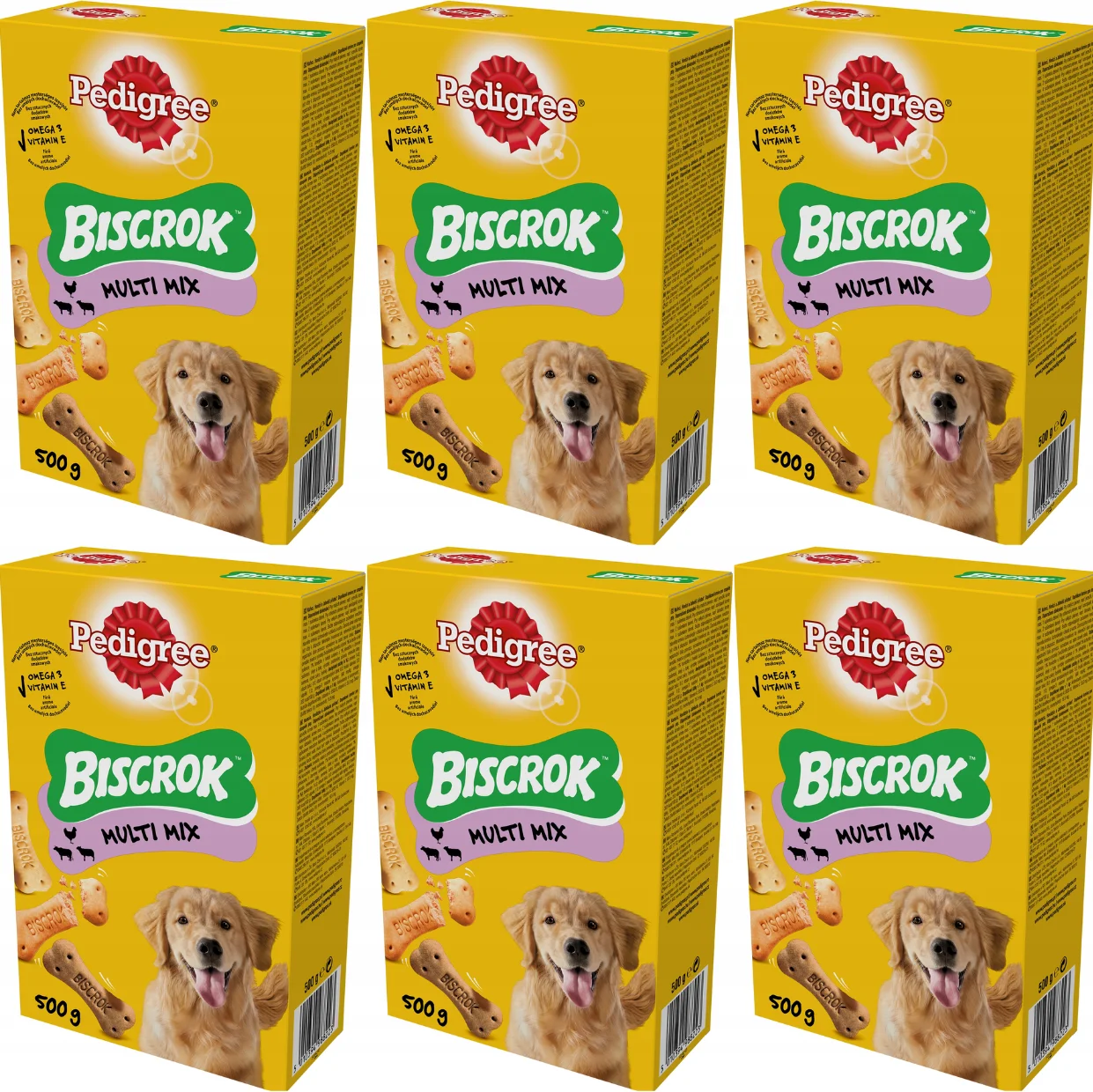 PEDIGREE Multi Biscrok 6x500g