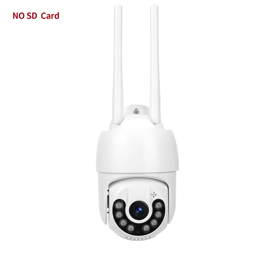 Caméra de surveillance WIFI sans fil extérieure 2MP, vision nocturne couleur, CCTV, moniteur pour bé