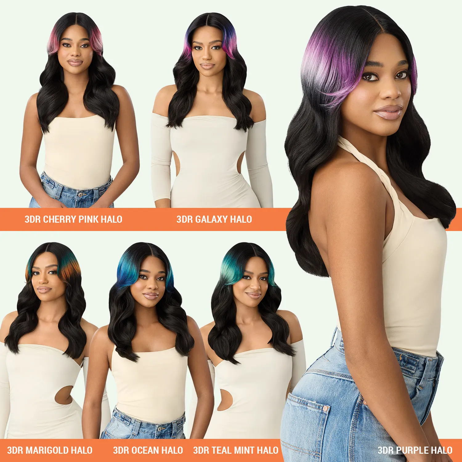 Outre HD Lace Front Synthetic Wig Glueless Color Bomb CB 102