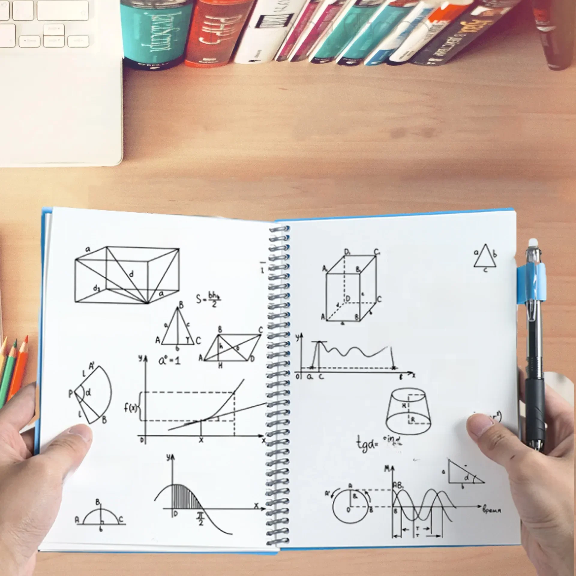 A5 Notebook wielokrotnego użytku wodoodporny do kasowania spiralny notatnik w twardej oprawie studenckiej szkicownik terminarz tablicy notes spiralny — zdjęcie produktu 7