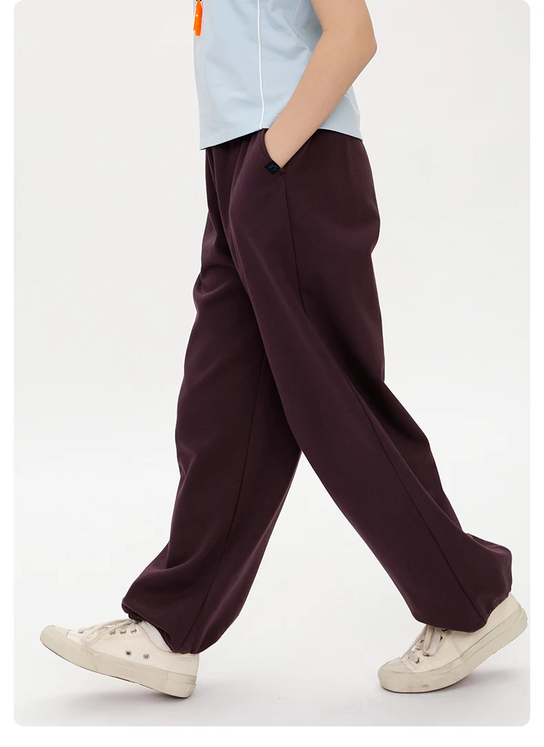Kids' Terry Lantern Cuffed Joggers Loose-fit Sweatpants